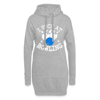 Bowling - Hoodie-Kleid - Grau meliert - Vorne
