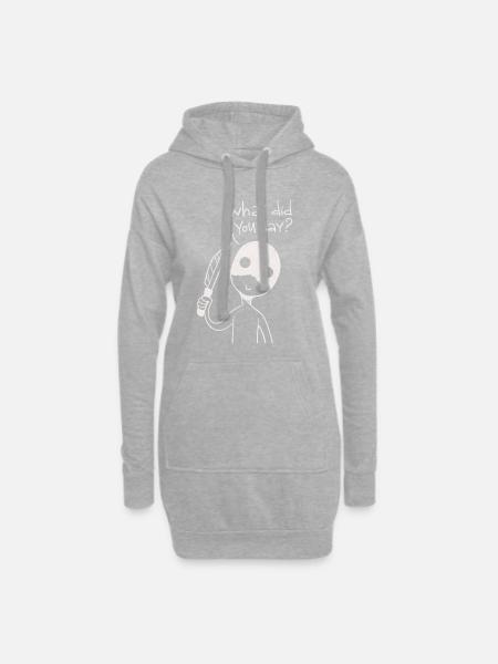 Psycho - Hoodie-Kleid - Grau meliert
