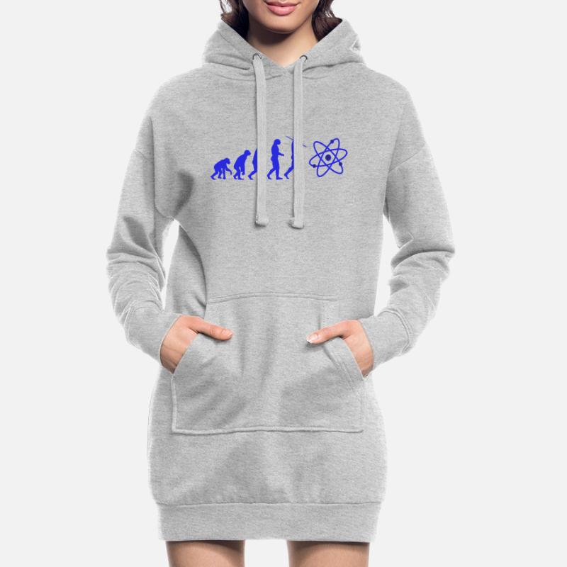 SCIENCE Evolution with Atom Neutron atom Hoodie Dress