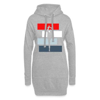 Turner - Hoodie-Kleid - Grau meliert - Vorne