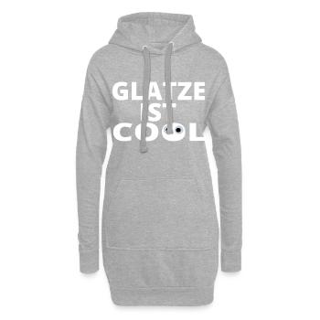 Glatze Maenner Geschenk Haare Lustig - Hoodie-Kleid - Grau meliert - Vorne