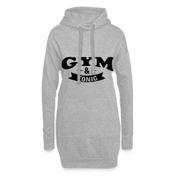 Fitness – Chemise Fitness Trainer Sport Gift - Sweat-shirt à capuche long Femme - gris chiné - Devant