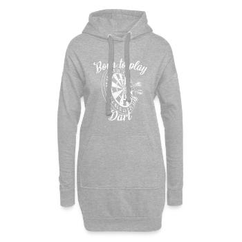 Fléchettes Fléchettes Fléchettes Fléchettes Fléchettes Sport - Sweat-shirt à capuche long Femme - gris chiné - Devant