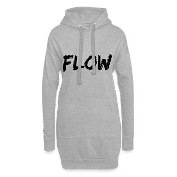 Flow - Hoodie-Kleid - Grau meliert - Vorne