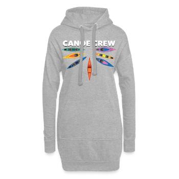 Canoe crew - Hoodie-Kleid - Grau meliert - Vorne