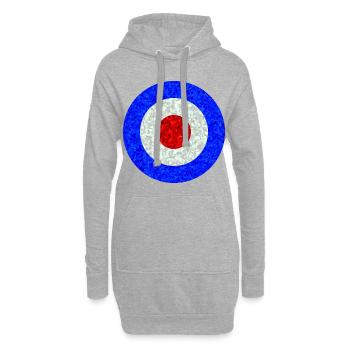 Royal Air Force - Sweat-shirt à capuche long Femme - gris chiné - Devant