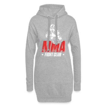 Gorilla MMA Kampfsport - Hoodie-Kleid - Grau meliert - Vorne