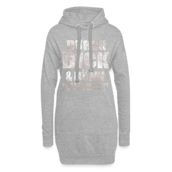 L’amitié - Sweat-shirt à capuche long Femme - gris chiné - Devant