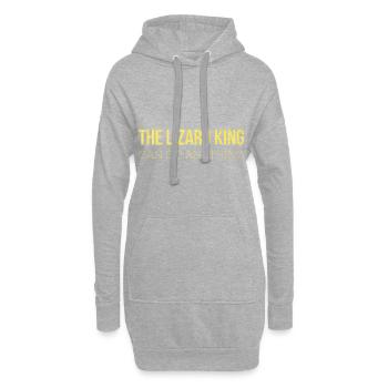 Lizard King, Geschenk, Geschenkidee - Hoodie-Kleid - Grau meliert - Vorne
