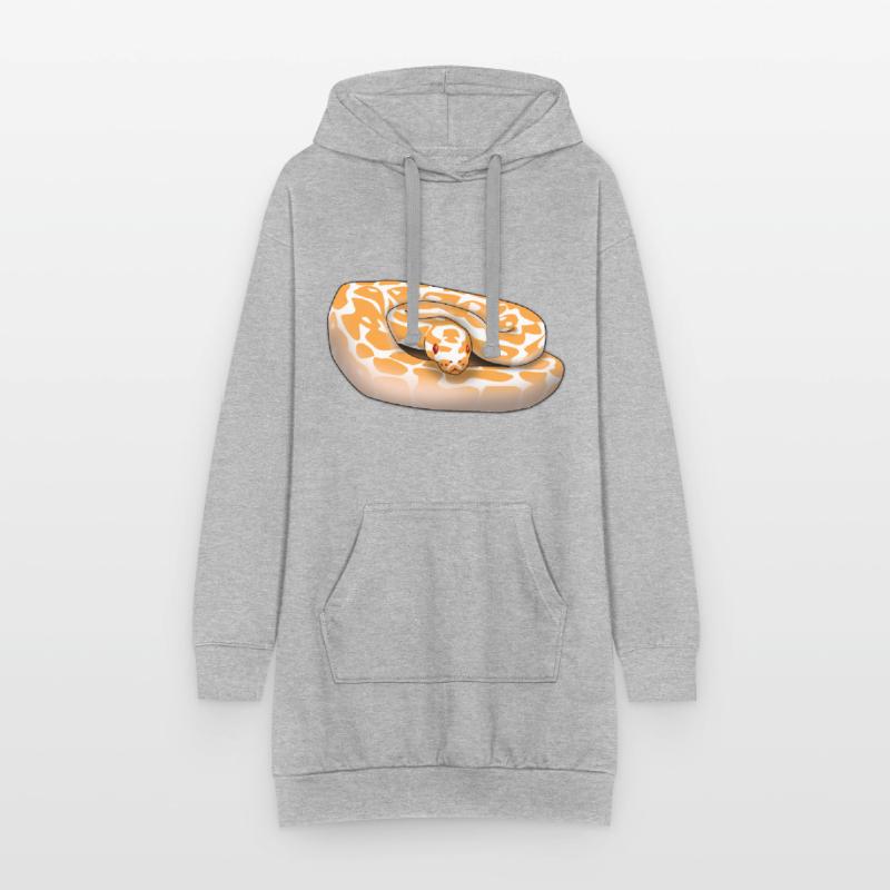 Lavender Albino Ball Python (Python regius) Schla Hoodie Dress