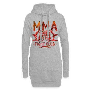 Mma Fight Club - Sweat-shirt à capuche long Femme - gris chiné - Devant
