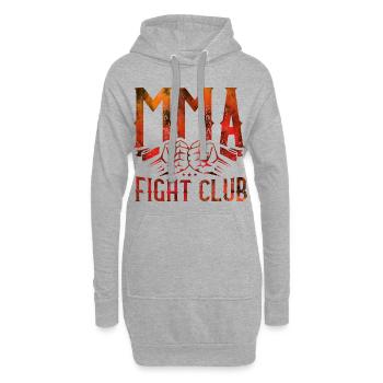 Fight Club Mma - Sweat-shirt à capuche long Femme - gris chiné - Devant