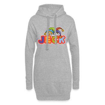 Motif Jeck pour faire la fête à Cologne au carnaval - Sweat-shirt à capuche long Femme - gris chiné - Devant