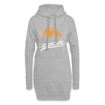 Wohnmobil - Hoodie-Kleid - Grau meliert - Vorne