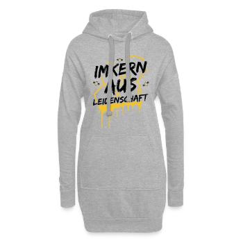 Imkern Imker Imkerei | Bienenzucht Bienen Geschenk - Hoodie-Kleid - Grau meliert - Vorne