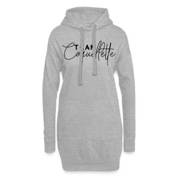 Team Coquillette - Hoodie-Kleid - Grau meliert - Vorne