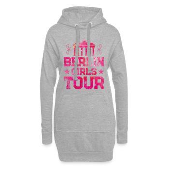 Berlin girls tour - Hoodie-Kleid - Grau meliert - Vorne