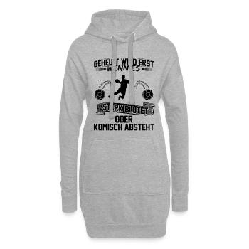 Handball Team | Trainer Spieler Sport Geschenkidee - Hoodie-Kleid - Grau meliert - Vorne
