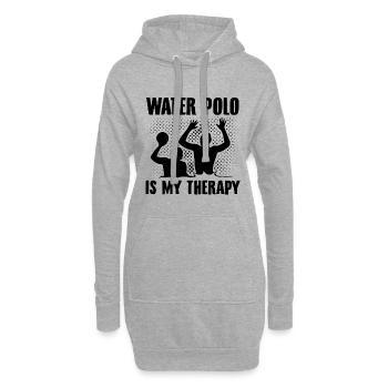 Wasserball Wasser Sport Spieler Geschenkidee - Hoodie-Kleid - Grau meliert - Vorne