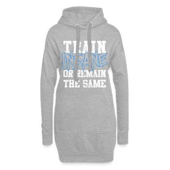 Train Fitness Insane Training - Hoodie-Kleid - Grau meliert - Vorne