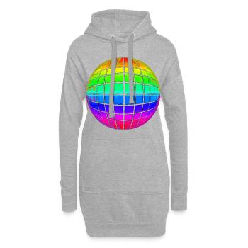 Sphere - Hoodie Dress - heather grey - Front
