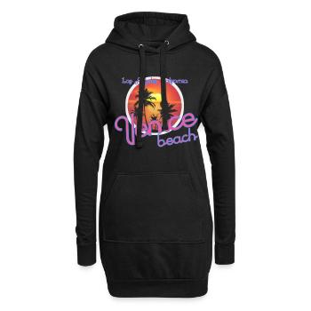 Venedig - Hoodie-Kleid - Schwarz - Vorne