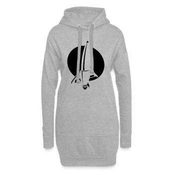 RAKETE - Hoodie-Kleid - Grau meliert - Vorne