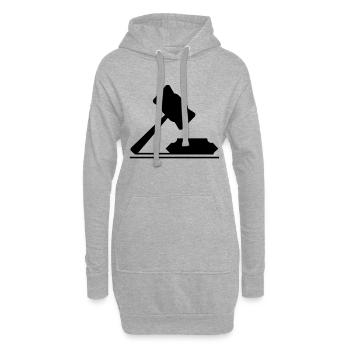 Richter - Hoodie-Kleid - Grau meliert - Vorne