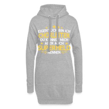 Chor Chorleiter Dirigent Chorleitung Spruch - Hoodie-Kleid - Grau meliert - Vorne