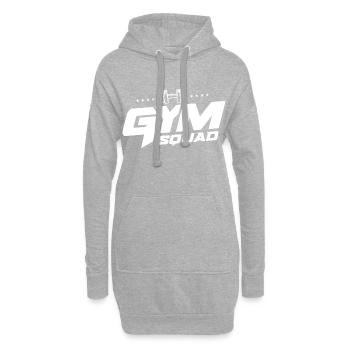 Gym Squad Team Fitness - Hoodie-Kleid - Grau meliert - Vorne