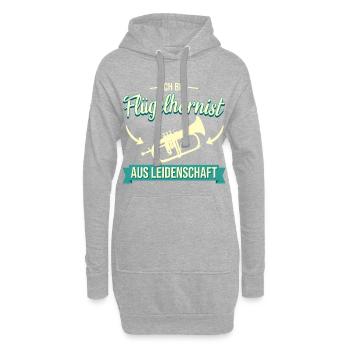 Flügelhornist Flügelhorn Horn Instrument Spruch - Hoodie-Kleid - Grau meliert - Vorne
