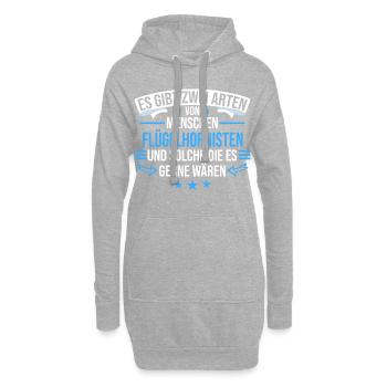 Flügelhornist Flügelhorn Horn Instrument Spruch - Hoodie-Kleid - Grau meliert - Vorne