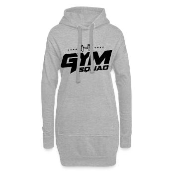 Gym Squad Team Fitness - Hoodie-Kleid - Grau meliert - Vorne