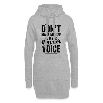 Avocats Cadeaux avocat avocat avocat - Sweat-shirt à capuche long Femme - gris chiné - Devant