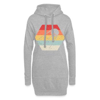 Spoutnik URSS URSS Union soviétique satellite spatial - Sweat-shirt à capuche long Femme - gris chiné - Devant