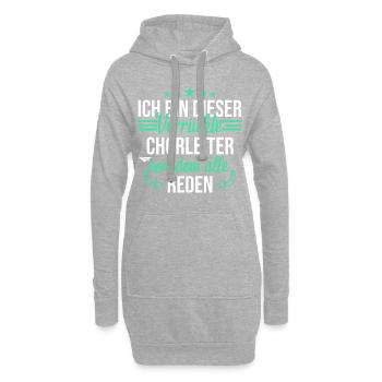 Chor Chorleiter Dirigent Chorleitung Spruch - Hoodie-Kleid - Grau meliert - Vorne
