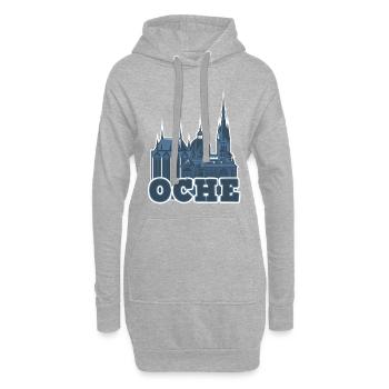 Oche Aachener Dom Euregio - Hoodie-Kleid - Grau meliert - Vorne