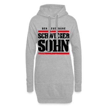 schwiegersohn legende - Hoodie-Kleid - Grau meliert - Vorne