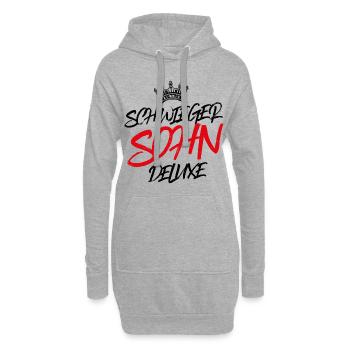 schwiegersohn deluxe - Hoodie-Kleid - Grau meliert - Vorne