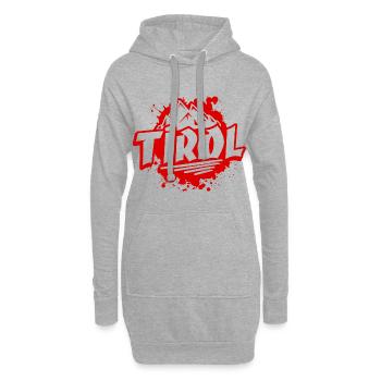 Tyrol, Autriche - Sweat-shirt à capuche long Femme - gris chiné - Devant