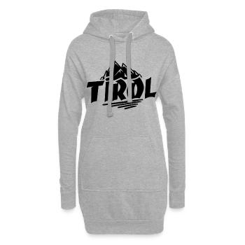 Tyrol, Autriche - Sweat-shirt à capuche long Femme - gris chiné - Devant