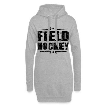 Feldhockey Verein Team - Hoodie-Kleid - Grau meliert - Vorne