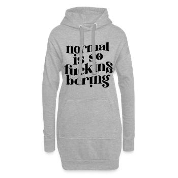 Normalen - Hoodie-Kleid - Grau meliert - Vorne