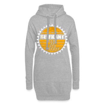 Selfkant - hart an der Grenze - Hoodie-Kleid - Grau meliert - Vorne