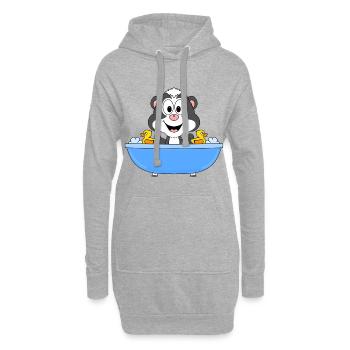 STINKTIER - BADEWANNE - TIER - KIND - BABY - Hoodie-Kleid - Grau meliert - Vorne