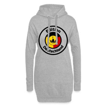 Die Edition Deutschland - Hoodie-Kleid - Grau meliert - Vorne