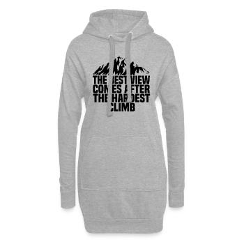 best view Berge - Hoodie-Kleid - Grau meliert - Vorne