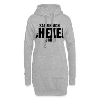 SAG EINFACH HEXE ZU MIR! - HALLOWEEN - HEXEN - Hoodie-Kleid - Grau meliert - Vorne
