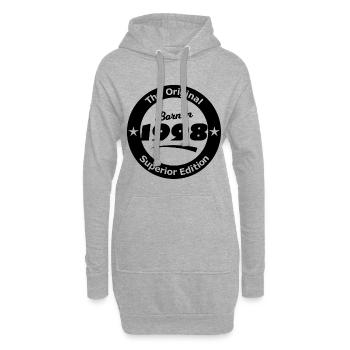 Hergestellt im Jahre 1998 - Hoodie-Kleid - Grau meliert - Vorne