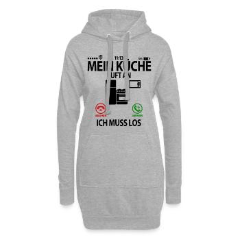 Küchenplaner Küchenfachberater Beruf Job Spruch - Hoodie-Kleid - Grau meliert - Vorne